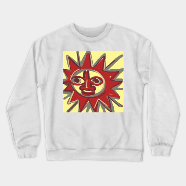 Very happy Hippie Sun Crewneck Sweatshirt by 3ET3